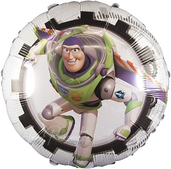 Фольгированный шар Круг, История Игрушек, Базз Лайтер